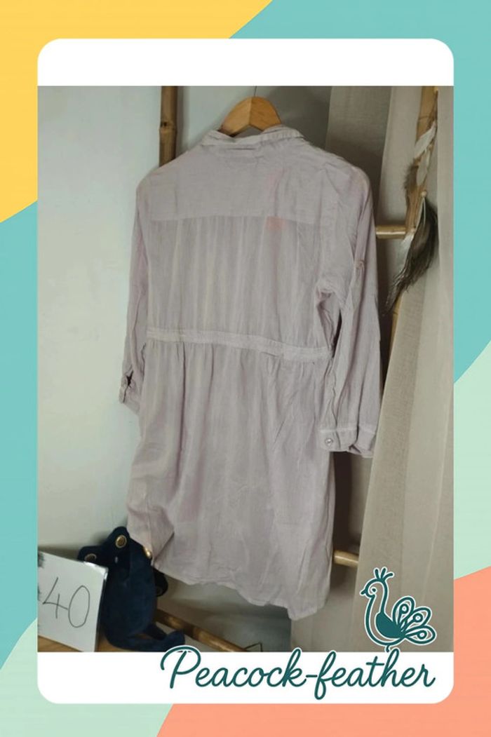 Tunique robe stradivarius rose 40 neuve - photo numéro 9