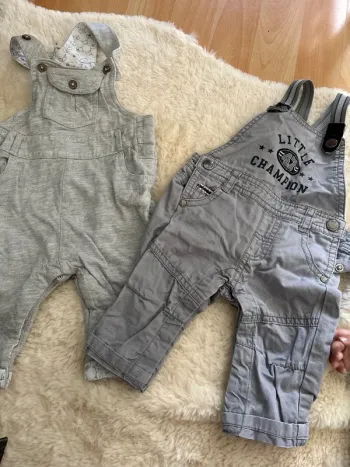 lot de 2 salopettes 