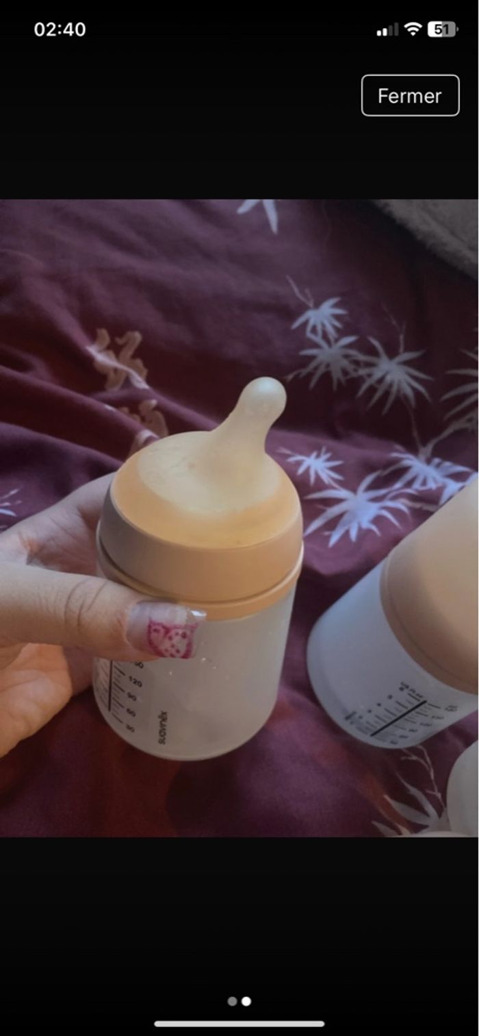 Biberon allaitement - photo numéro 2