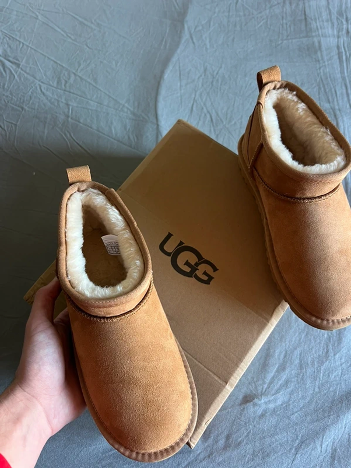 Ugg ultra mini châtaigne 41 - photo numéro 4