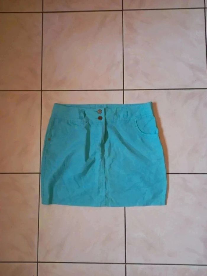 Jupe crayon bleu clair taille M/38 vintage y2k