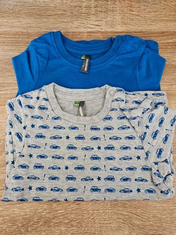 Lot 2 t-shirt légers manches longues 6 mois