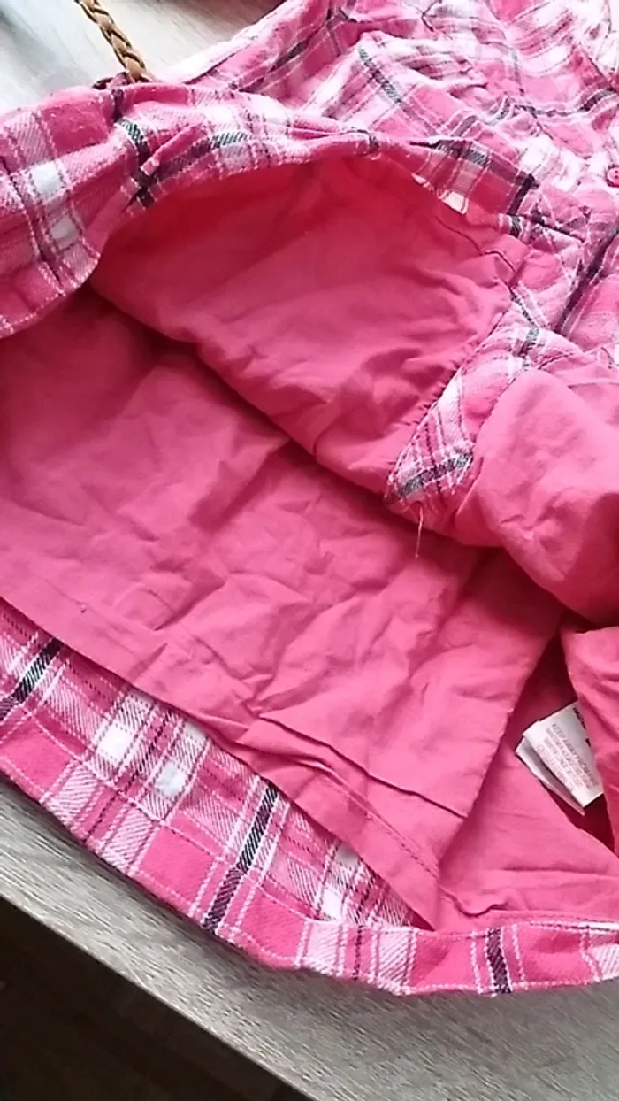 Robe chemise manches longues  9-12 mois 80cm - photo numéro 3