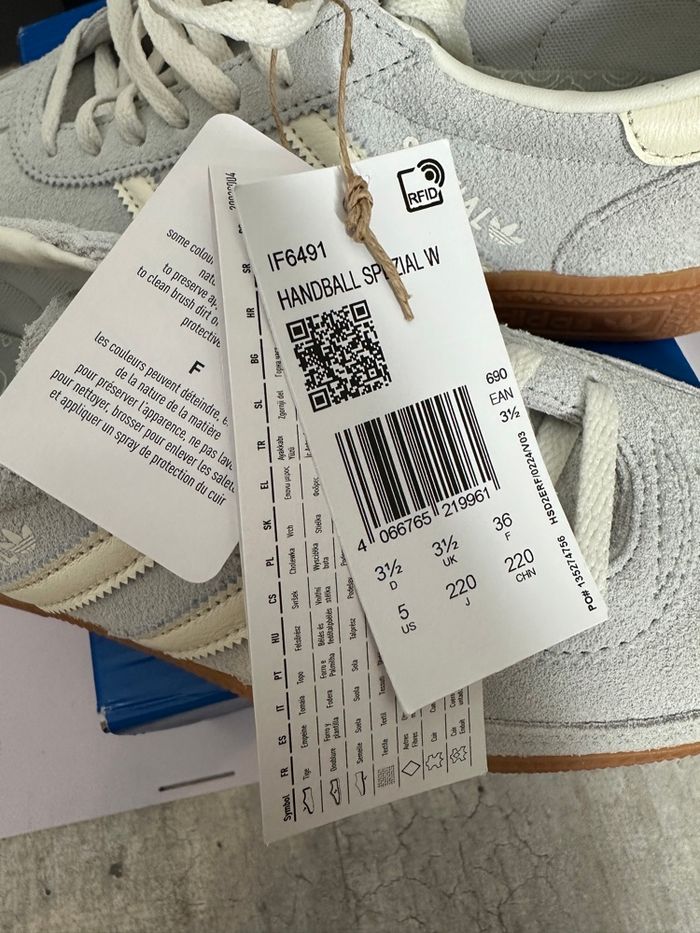 Adidas Handball Spezial Silver Gum - photo numéro 8