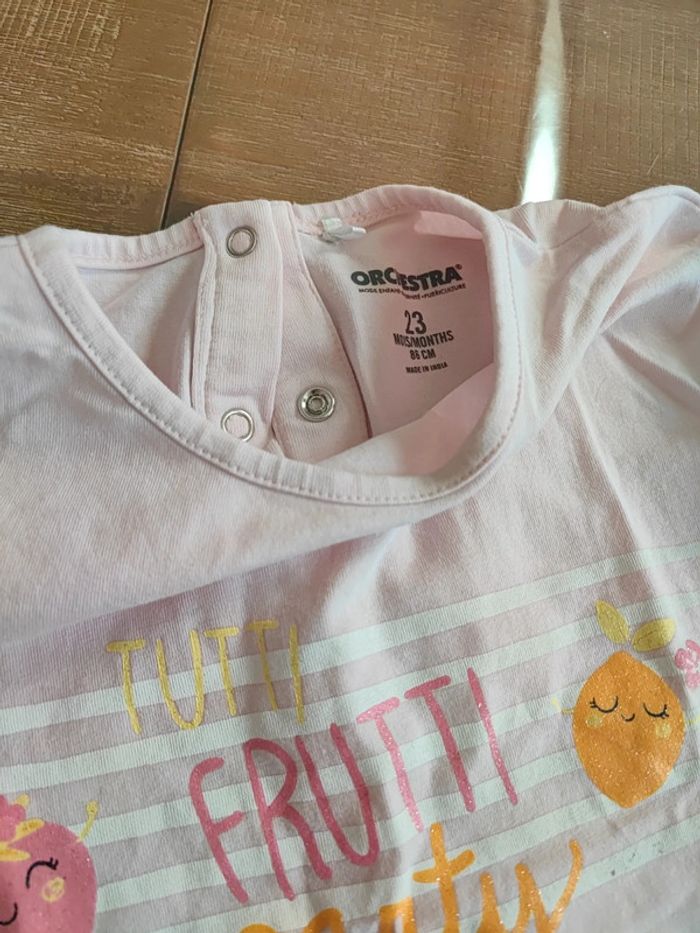 Lot de 2 hauts fille été 18mois - photo numéro 4
