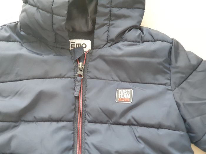 1 blouson parka doudoune 18 mois bleu marque gemo - photo numéro 2