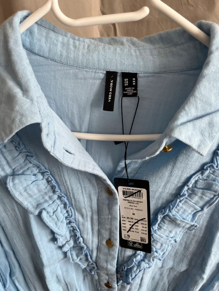 Robe veromoda gaze de coton taille M(38) - photo numéro 3