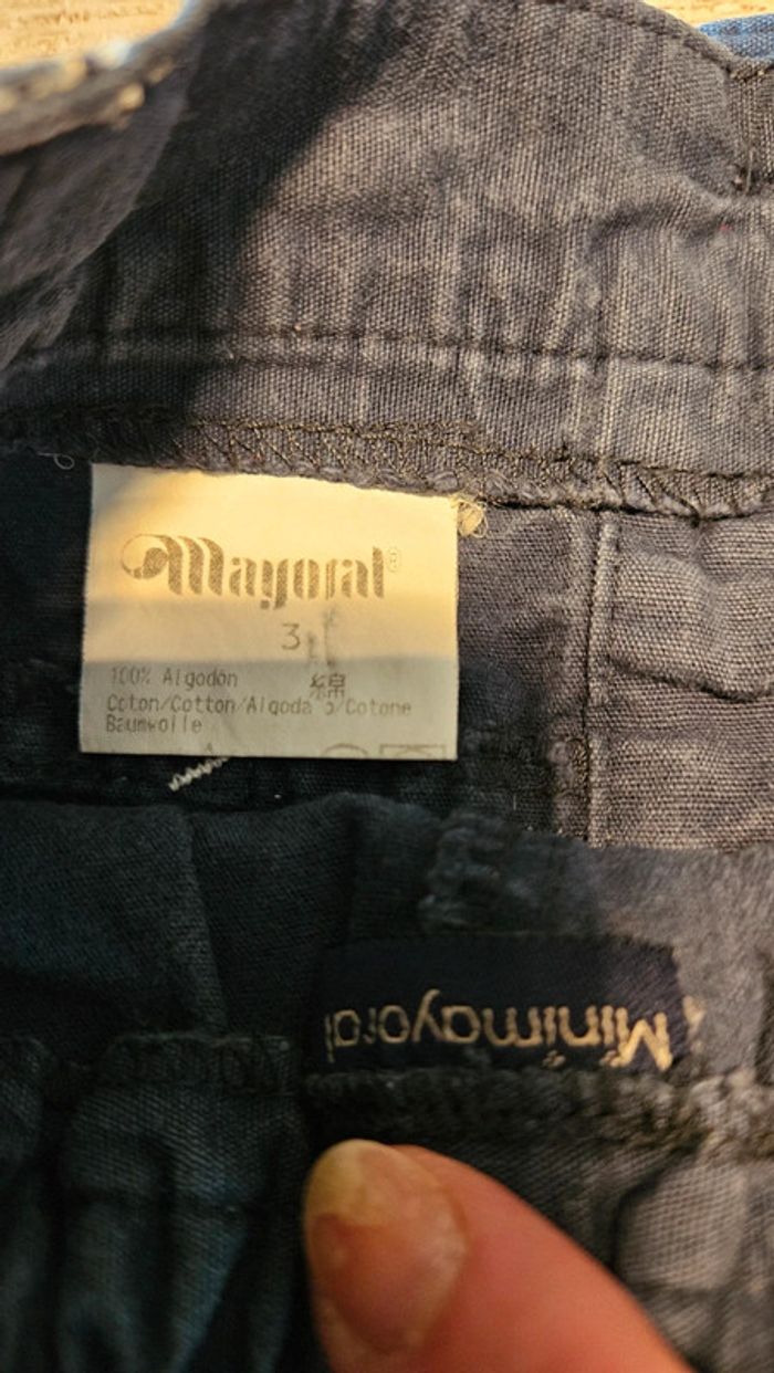 Jupe gris foncé bleuté, elastique à la taille, Mayoral, 3/4 ans, nickel - photo numéro 6