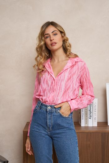 Chemisier rose