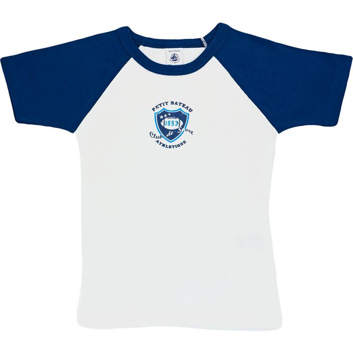 T-Shirt à manches courtes 4 ans en coton Petit Bateau