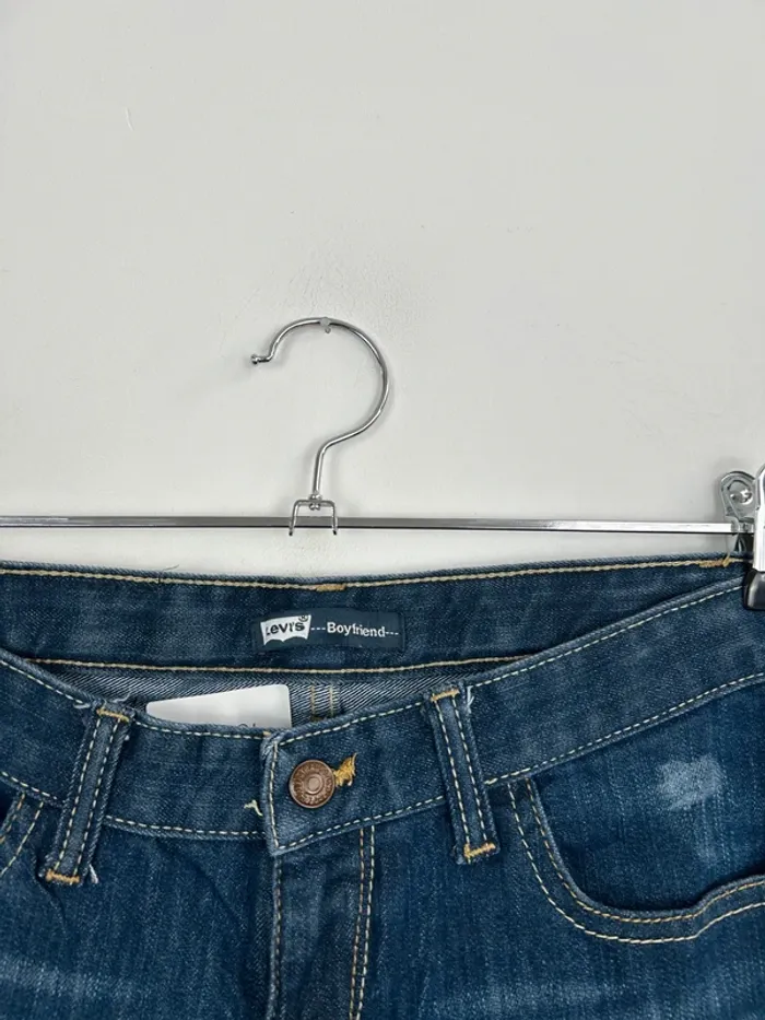Jean Levi's Fille Bleu Marine | Boyfriend | Taille 14 Ans | Très Bon État SJ034 - photo numéro 3