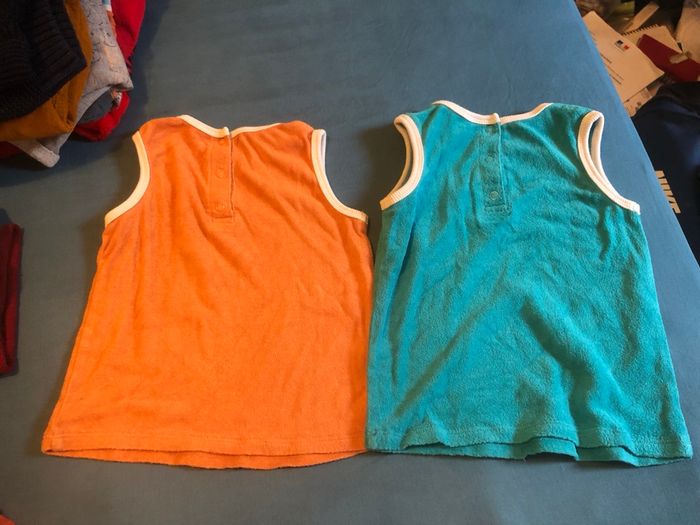 Lot 2 t-shirt enfant éponge Taille 24 mois - photo numéro 2