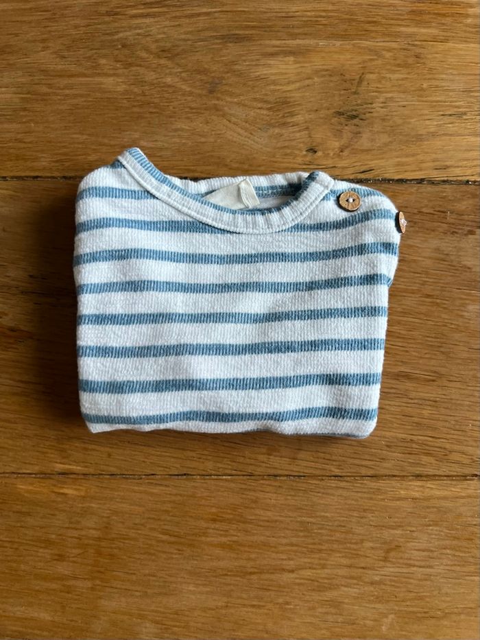 T-shirt ML Zippy 0/1 mois - photo numéro 3