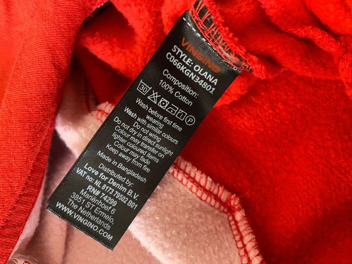 Veste rouge et rose Vingino taille 5 ans - photo numéro 4