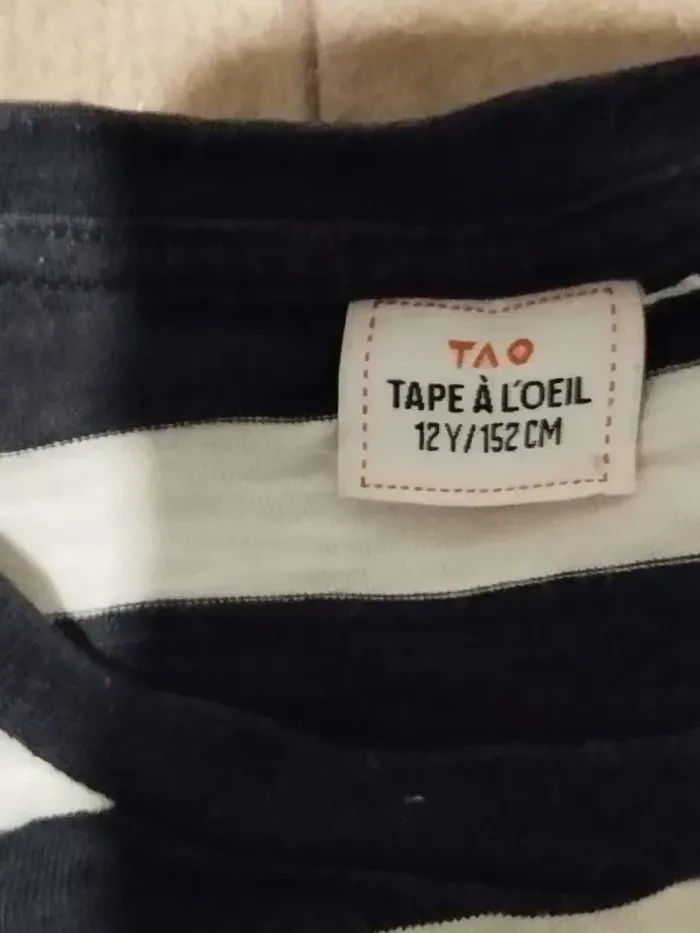 T-shirt manches courtes Tape à l'œil (TAO) garçon 12 ans - photo numéro 7