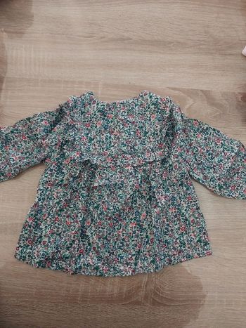 Blouse fleuri 9 mois