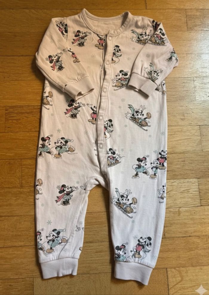 💖 Lot de 4 Pyjamas/Grenouillères H&M - Taille 4 à 6 Mois - photo numéro 3