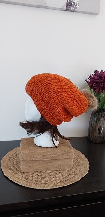 Joli bonnet slouchy couleur d'automne