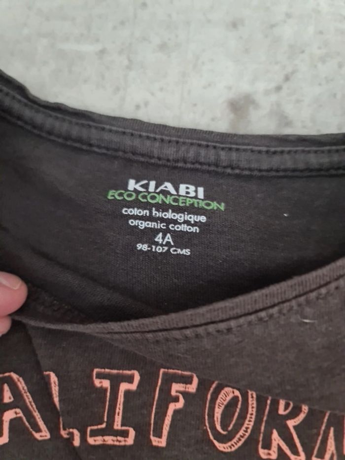 T shirt Manches courtes  fille 4 ans kiabi - photo numéro 2