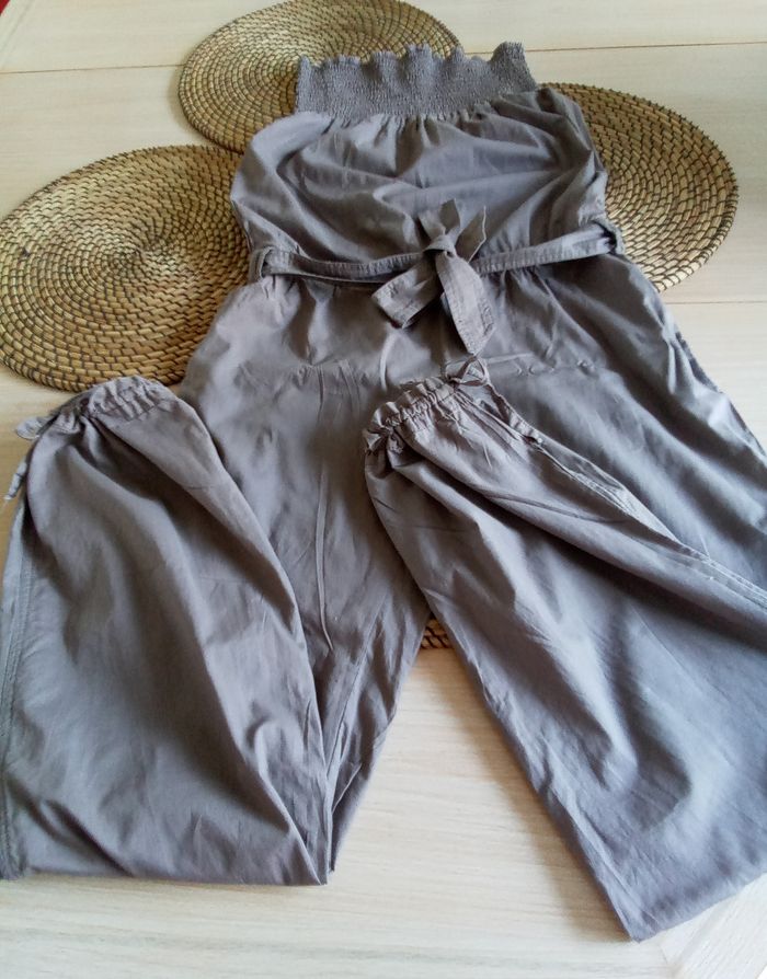 Combinaison gris clair légère sans bretelles Pimkie taille 38/40 - photo numéro 2