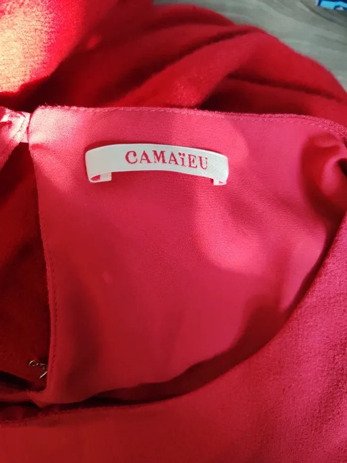 T-shirt taille 42 camaïeu fushia - photo numéro 4
