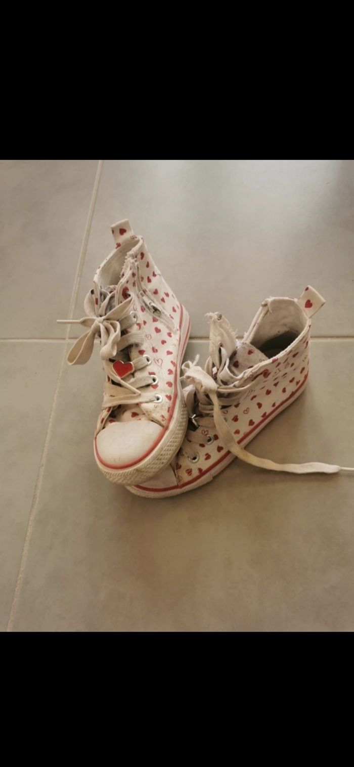 Basket montante toile