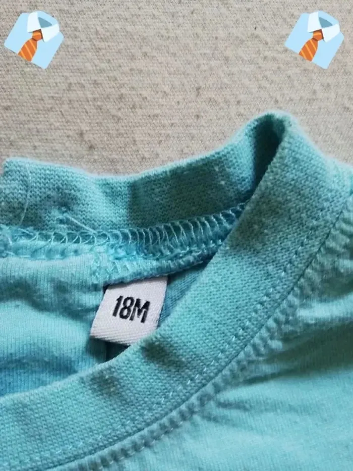 Maillot à Manches Courtes "Coco Beach" - Taille 18 Mois - photo numéro 3