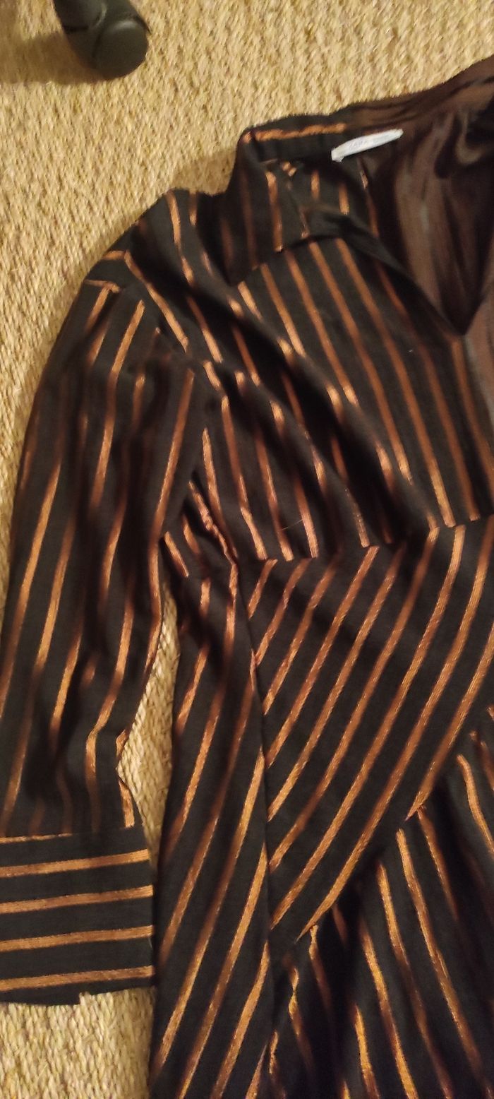 Robe marron zara - photo numéro 2