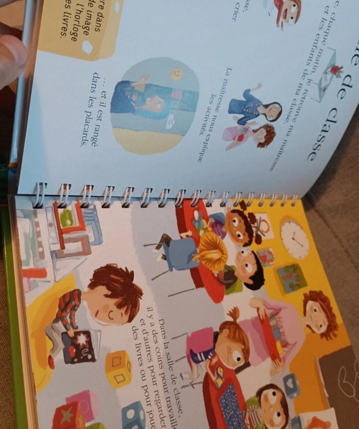 Grand  livre mes premières découvertes livre je vais a l' école - photo numéro 6