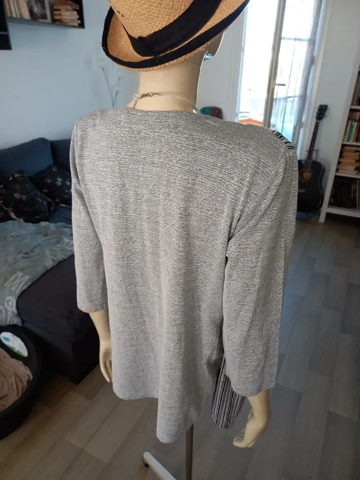 Haut femme gris T.M - photo numéro 6