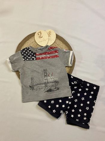 Ensemble été garçon teeshirt et short