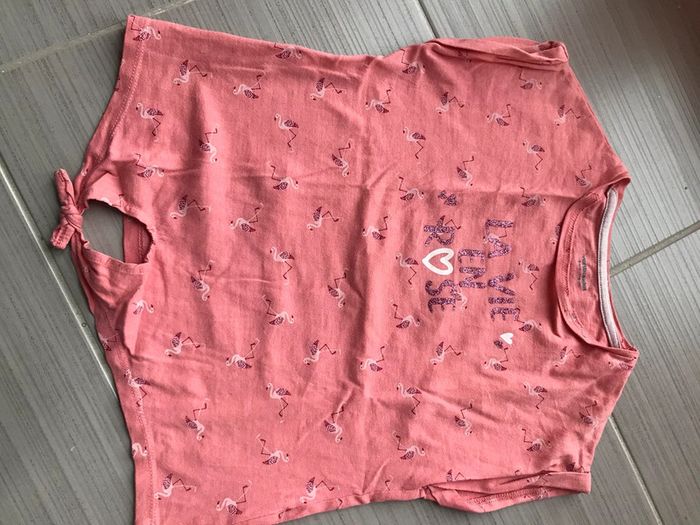 T shirt rose vertbaudet