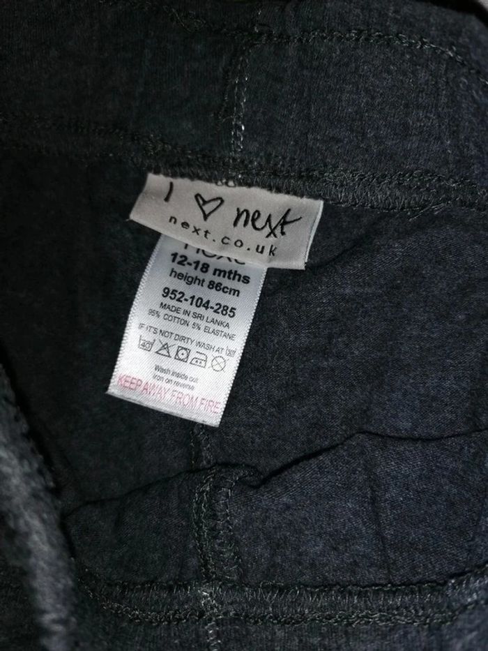 Legging jogger Next 12 18 mois gris - photo numéro 2