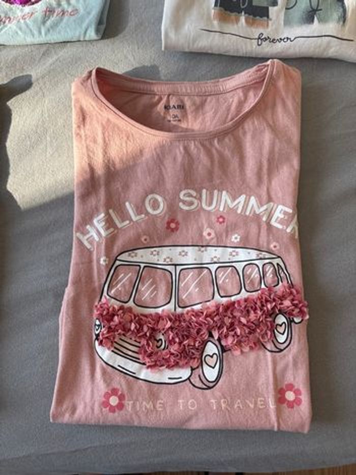 Lot de 6 t-shirt filles Kiabi 10 ans - photo numéro 6