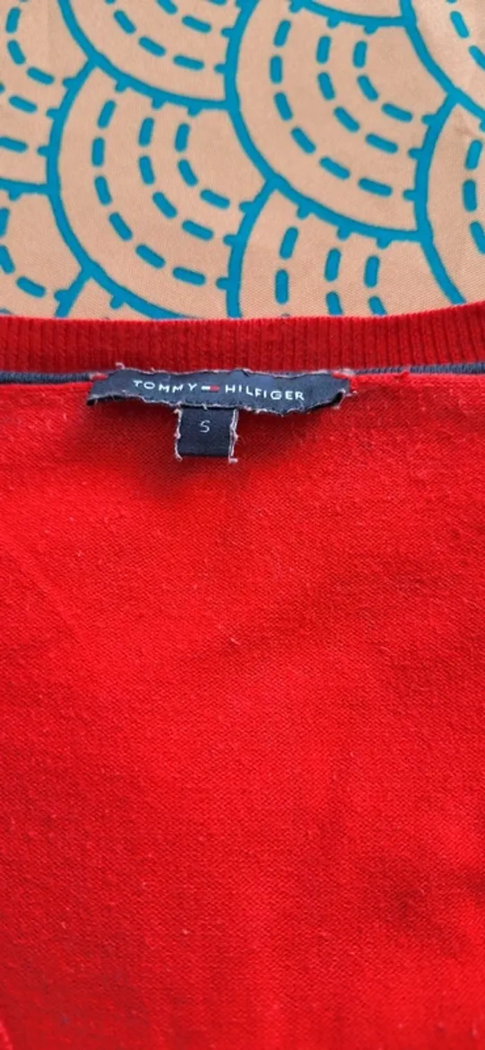 Pull en v tommy hifilguer - photo numéro 3