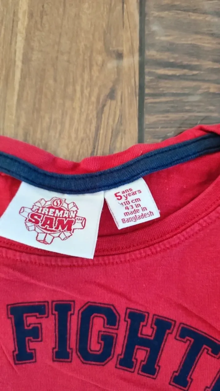 Tee shirt sam le pompier - photo numéro 2