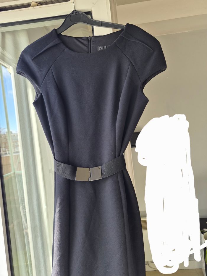 Robe crayon Zara noir taille M - photo numéro 3