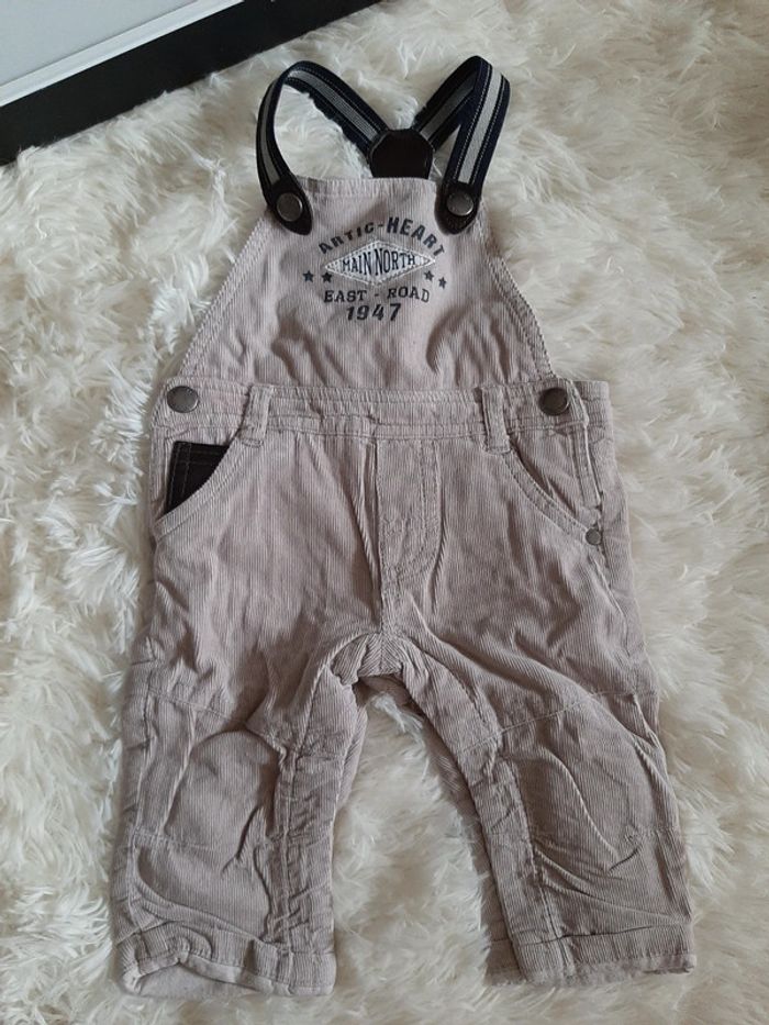 Ensemble salopette velours et pull épais - photo numéro 3