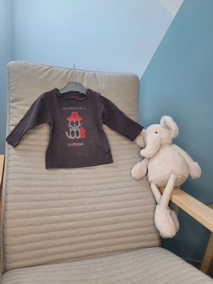 Tee shirt pompier - photo numéro 2