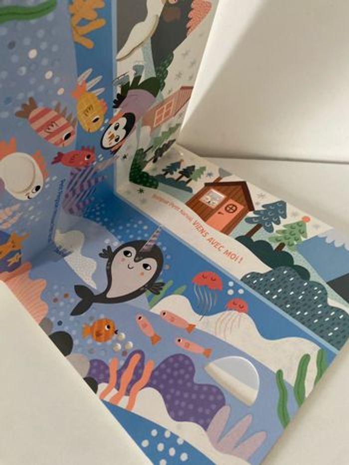 Livre bébé 12 mois : Ma première histoire - Que fais-tu, Petit Pingouin ? Neuf - photo numéro 3
