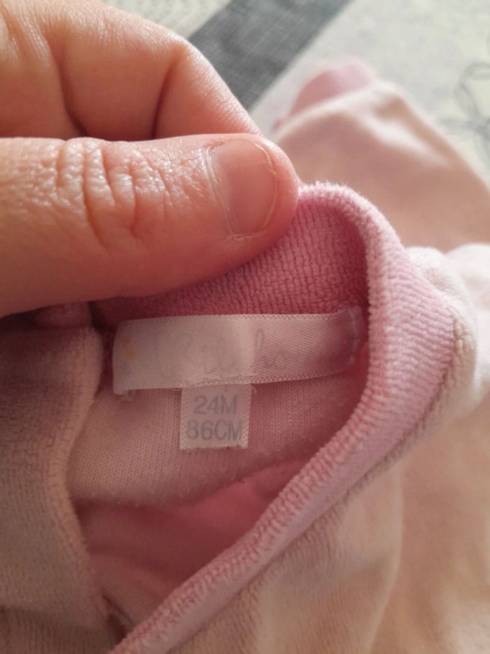 Pyjama velours fille 2a - photo numéro 2