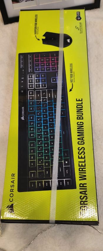 Pack Clavier + Souris Gaming Sans Fil corsair rgb (Neuf)