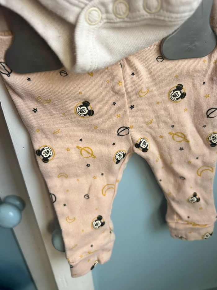 Ensemble body legging bonnet, Mickey , 1 mois - photo numéro 4