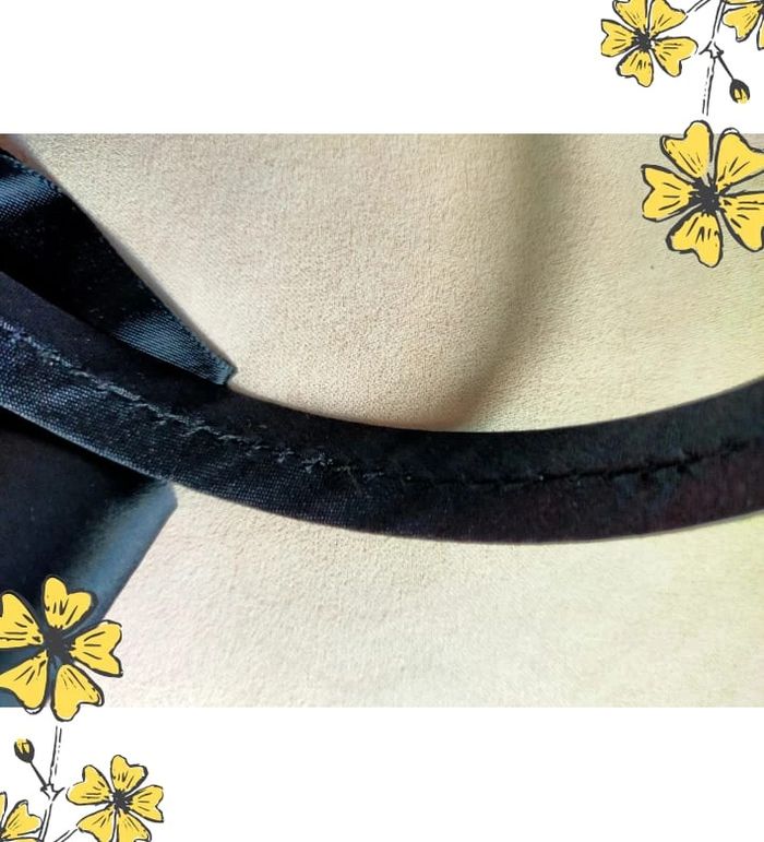 Serre-tête noir élégant avec nœud en satin façon rose – Style chic intemporel - photo numéro 7