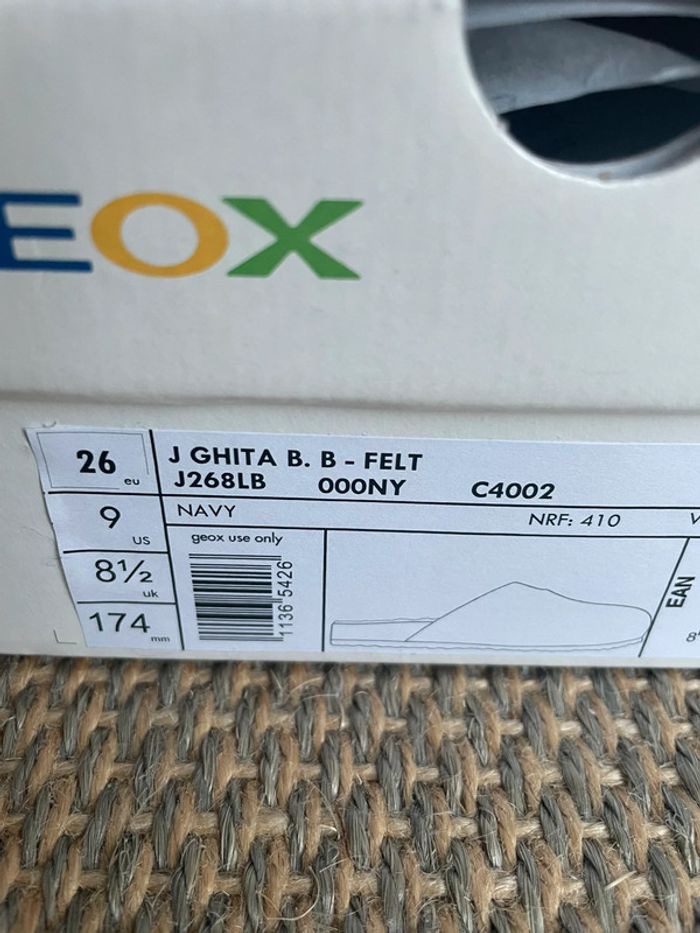 Pantoufles fourrés Geox T 26 - photo numéro 5