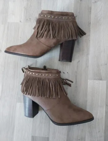 Bottines Marron 100% cuir