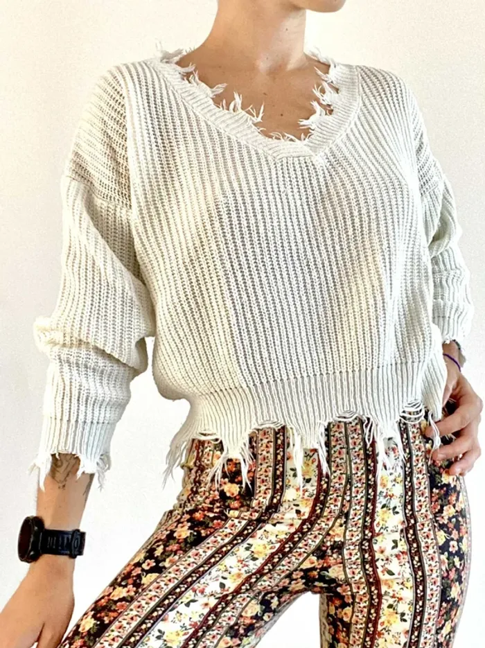 Pull Blanc - photo numéro 3