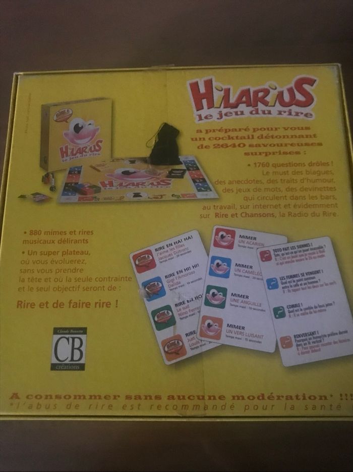 Jeu Hilarius Le Jeu du Rire Ducale 9 ans - photo numéro 7