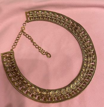 Collier Sautoir Ras-du-Cou en Bronze Doré La Marque Gil D’agena France