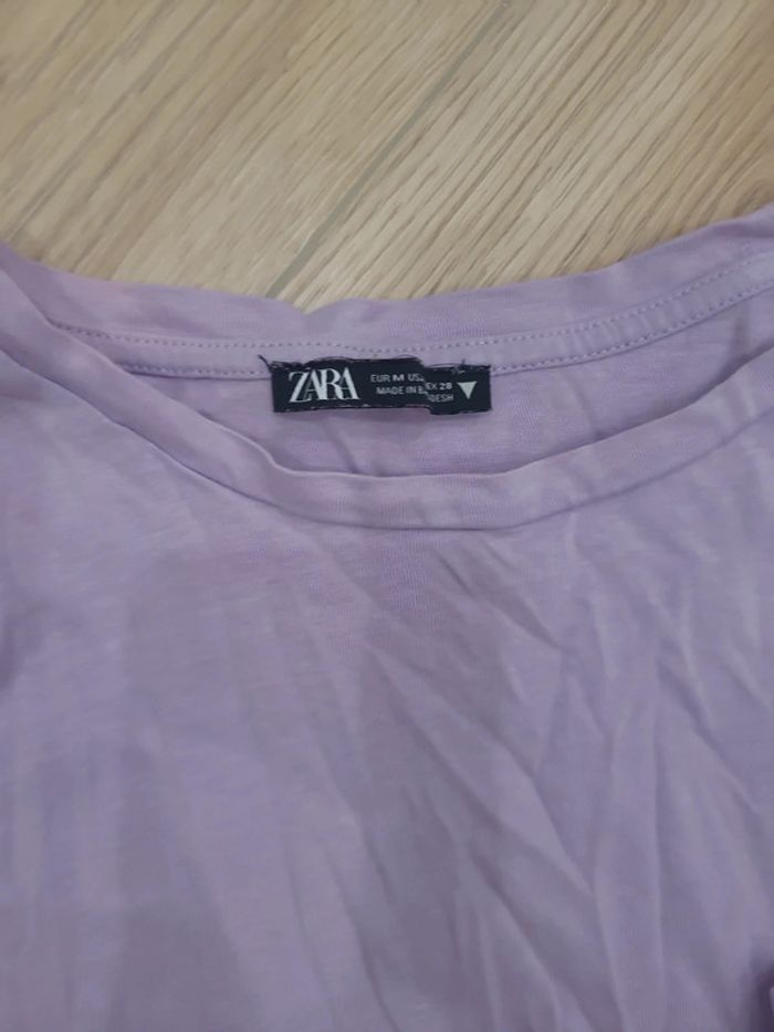 T shirt lila - photo numéro 3